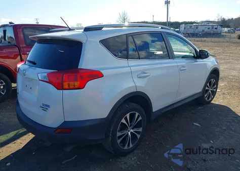 2015 Toyota Rav4 Limited z USA, uszkodzony, nr VIN 2T3DFREV4FW293236